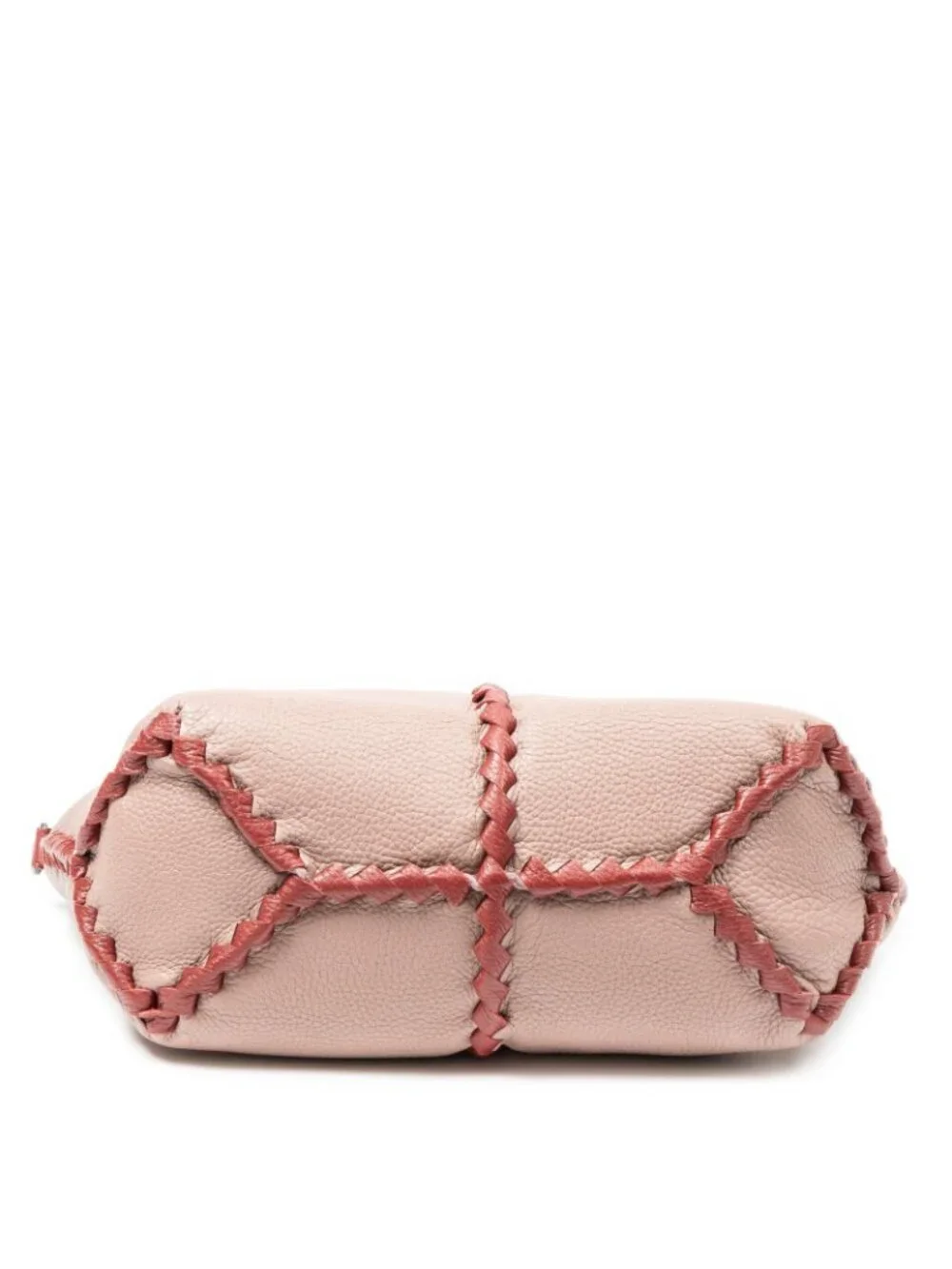 Bottega Veneta Shoulder Zip Hobo Pink Red Grain Calfskin Leather